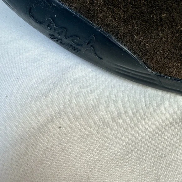 Coach Tatum Suede Legacy Striped Knit Boots size 7 - Picture 4 of 14